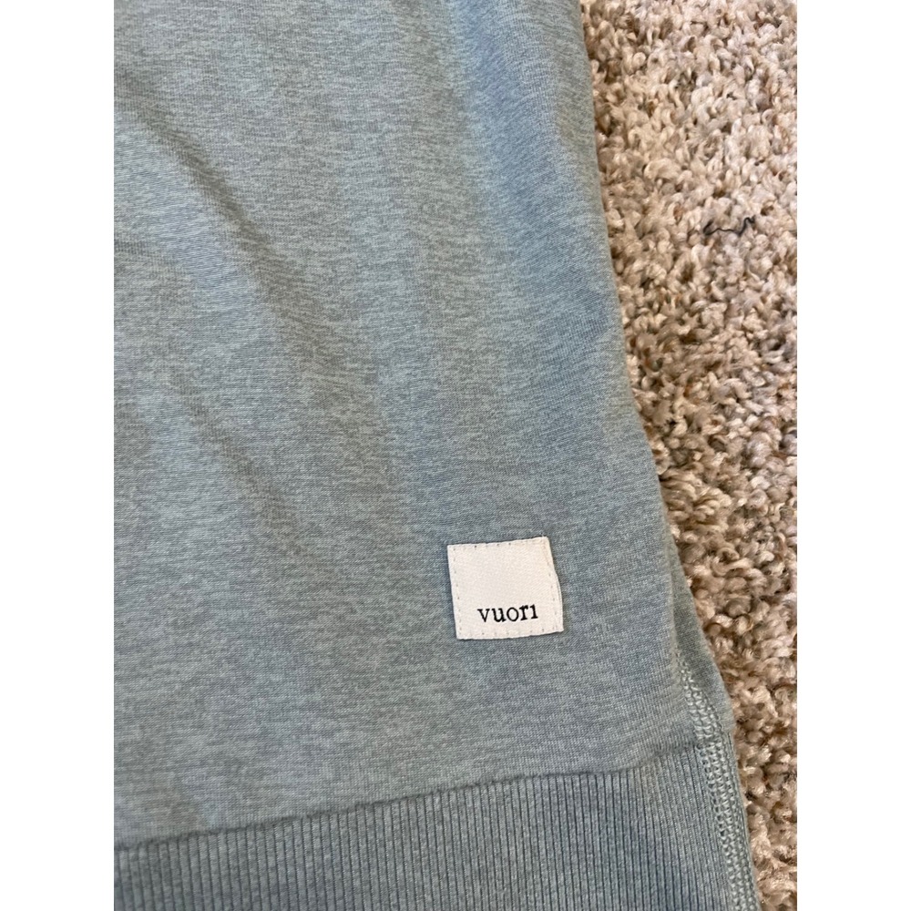 Vuori Performance Crewneck Women Medium Sage Green Excellent Raglan VW241 - Picture 7 of 7
